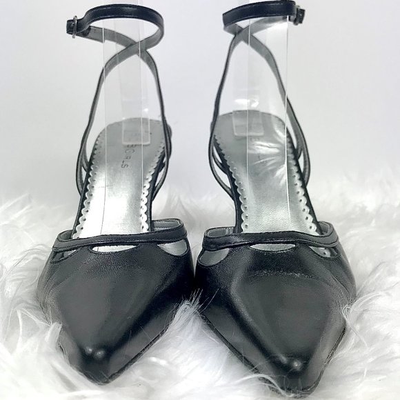 BCBGirls Strappy High Heel Pumps w/Buckles Size 7B - Picture 3 of 8